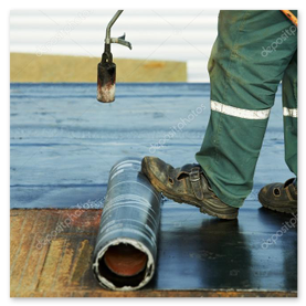 Neubau: Flachdach mit Bitumenbahnen